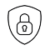 Secure payment shield lock icon